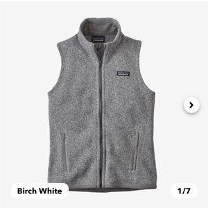 EUC Patagonia Women’s Better Sweater Vest - Birch